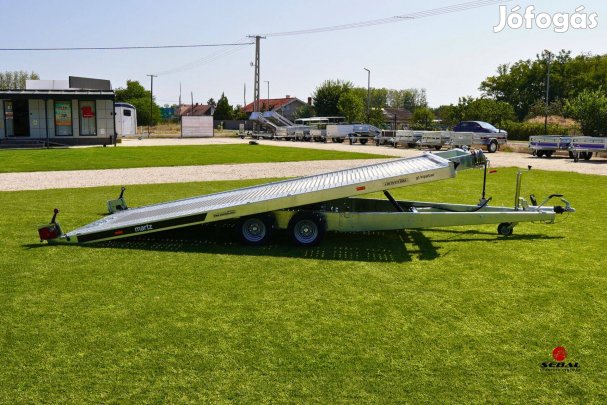 Akciós új billenős 2700kg-os autószállító utánfutó most 2.490.000 Ft