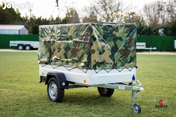 Akciós új ponyvás utánfutó Békéscsabán rendszámmal most 559.000 Ft!