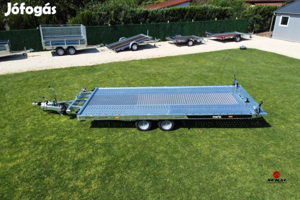 Akciós új prémium Sebal - billenős autószállító utánfutó (2700kg)