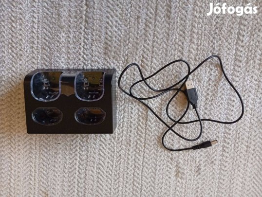 Akku töltő Nintendo Wii / Wii U remote kontrollerekhez