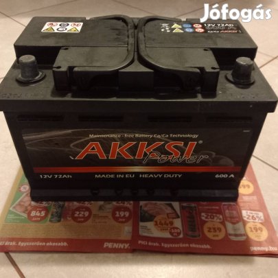 Akkumulátor 12V 72 Ah