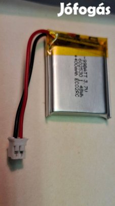 Akkumulátor, Li-Ion , 3,7V 400mAh