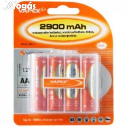 Akkumulátor : 4x 2900 mAh (AA) Ni-MH + tartó (_)