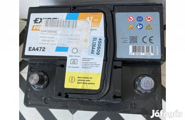 Akkumulátor, új, 2 év garanciával, számlával, -20%