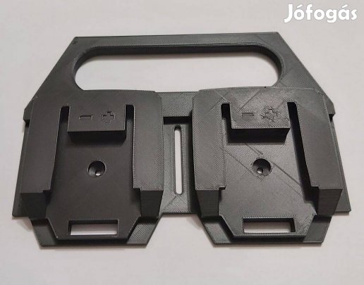 Akkumulátor sín Parkside XS20V, dupla fali tartó, fogantyúval