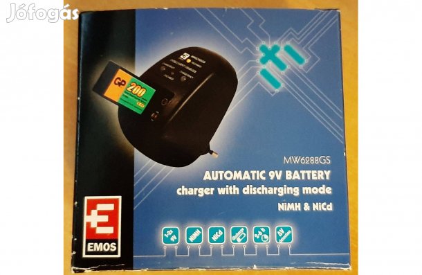 Akkumulátor töltő 9V NiCd NiMh