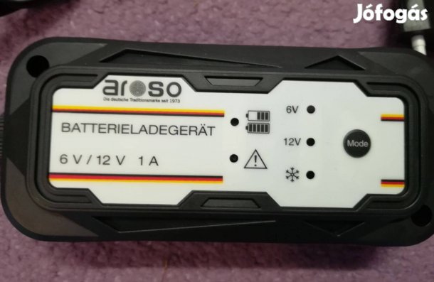 Akkumulátor töltő. 12/6 volt 1 amper. új! Regeneráló töltés