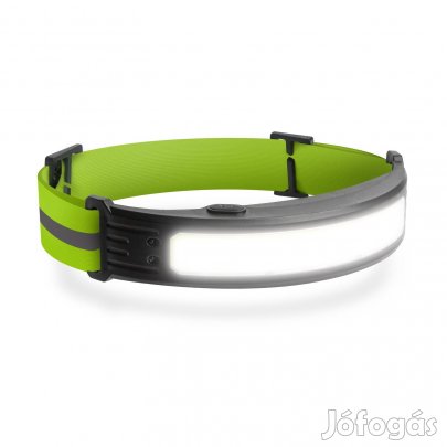 Akkumulátoros Gesztusvezérlős fejlámpa piros-fehér COB LED 800mAh