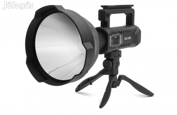 Akkumulátoros Keresőlámpa Xhp50 LED beépített tripod 1000lm lámpa
