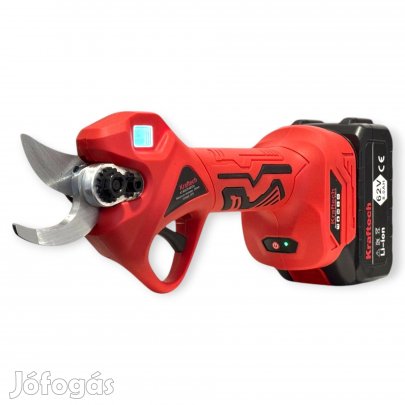 Akkumulátoros Metszőolló, 62V, LCD kijelző, 2 db 8.0Ah akku