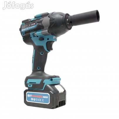 Akkumulátoros Ütvecsavarozó Kerékkulcs, 1250NM, 62V, 2 Akkumulátorral