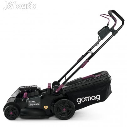 Akkumulátoros fűnyíró 20V+ 2x 4Ah akkumulátor és töltő - 38cm vágási