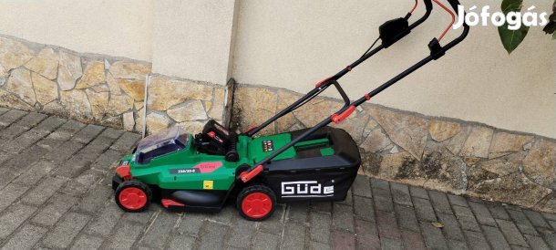 Akkumulátoros fűnyíró Güde 330/20-8  1db akkumulátorral