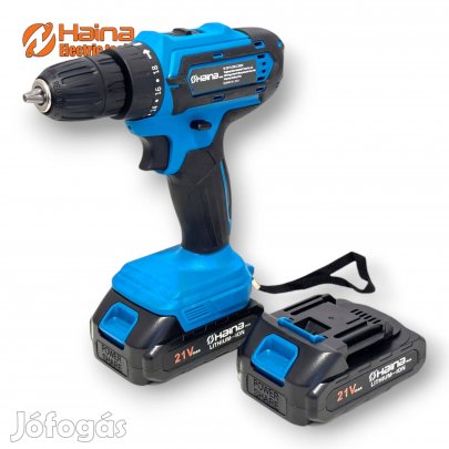 Akkumulátoros fúrógép 21V teljesítménnyel, 98 részes készlet