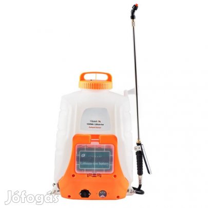 Akkumulátoros háti permetezőgép  15 literes tartály, 8 Ah