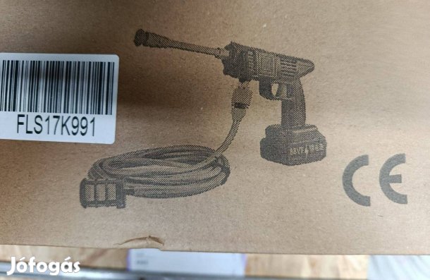 Akkumulátoros magasnyomású mosó 30Bar, vezeték nélküli, 500W