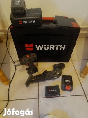 Akkumulátoros sarokcsiszoló és fúró