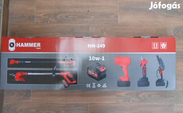 Akkumulátoros teleszkópos magassági ágvágó fűszegélynyíró lombfújó