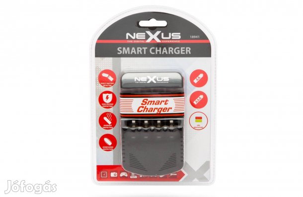 Akkumulátortöltő Ni-MH / Ni-Cd AC akkumulátor aksi töltő