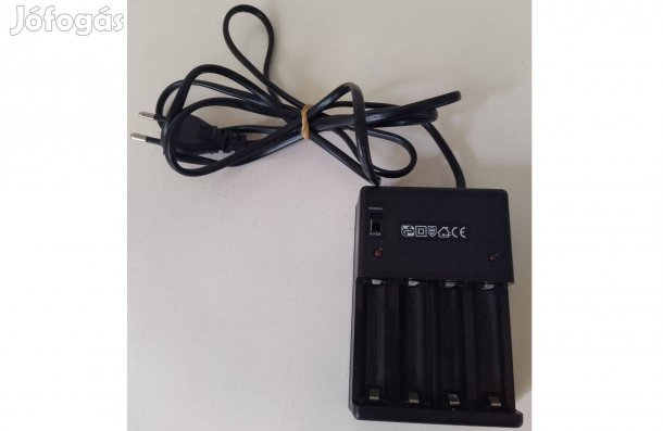 Akkumulátortöltő, ceruzaelem méretű akksikhoz Ni-Cd