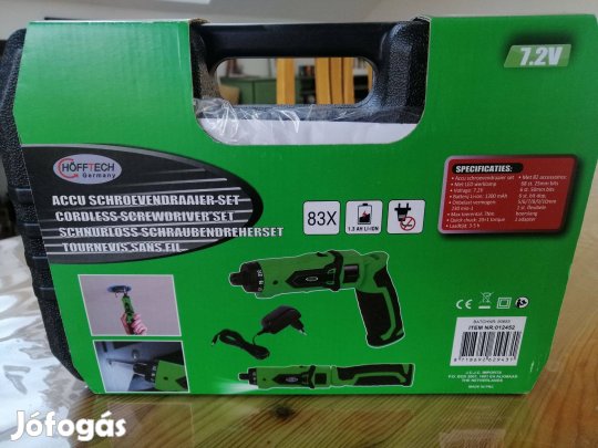 Akkus Csavarozó készlet Kofferrel - Új!!!