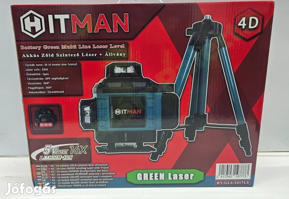 Akkus Szintező Lézer+állvány Új dobozos termék