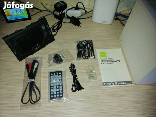 Akkus TV - Rádió - Monitor 7" Autóba is jó!