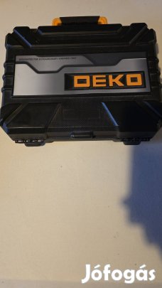 Akkus fúró/csavarozó kiegészítőkkel, tokban