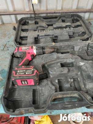 Akkus furógép kofferben tőltő nélkűl jól működik