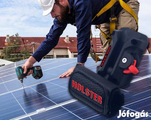 Akkus fúrógéphez övre csíptethető szerszámtartó akasztó fúrógéptartó