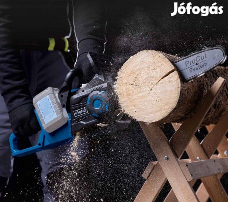 Akkus láncfűrész BC-CS355Duo-X Scheppach |Akkumulátorral-töltővel!