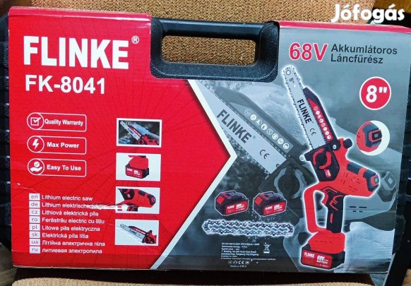 Akkus láncfűrész , beépitet olajzás