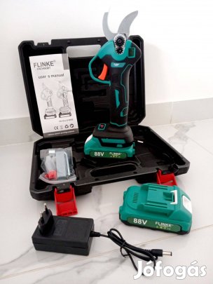 Akkus metszőolló ágvágó olló 88V 2db.akkuval !