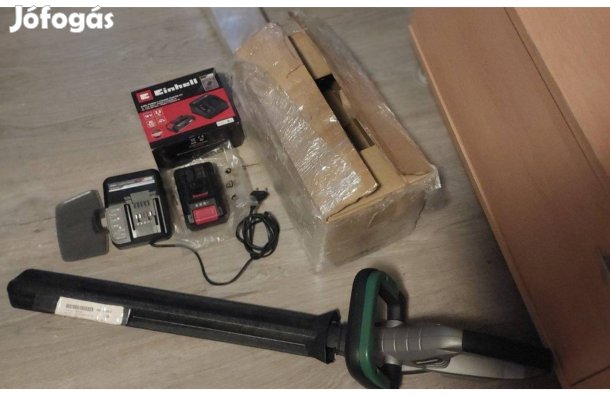Akkus sövénynyíró 18v Einhell Újszerű*Garis*Újakku és töltője*Sz.Fvár*