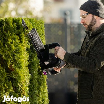 Akkus sövényvágó-Aksival töltővel! 72cm vágási hossz GO-HES720BL