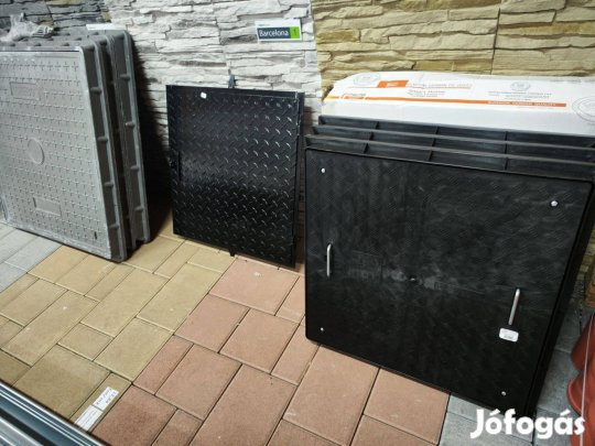 Aknafedlap műanyag 600x600