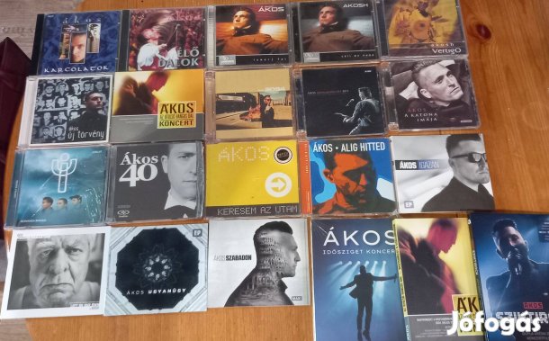 Ákos Bonanza gyűjtemény CD kazetta DVD