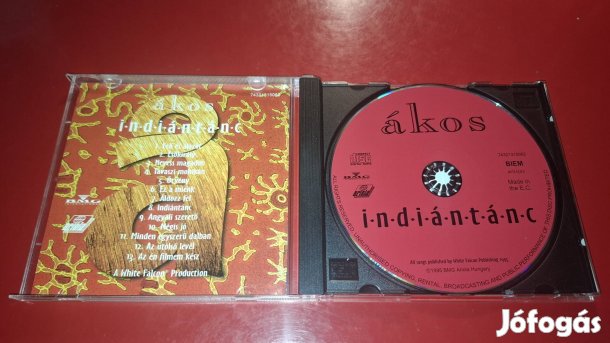 Ákos Indiántánc Cd 1995