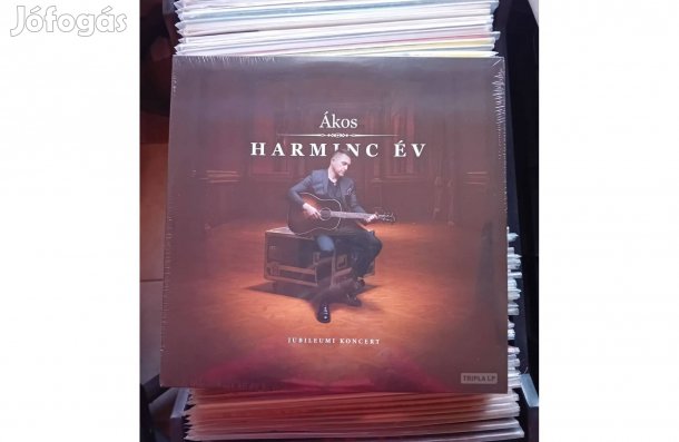 Ákos - Harminc év Tripla Bakelit Lemez LP Bontatlan