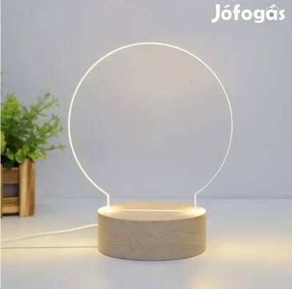 Akril LED lámpa asztali világítás