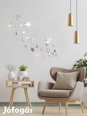 Akril fali dekoráció, Moza Acrylic Home Decor - Csillagok