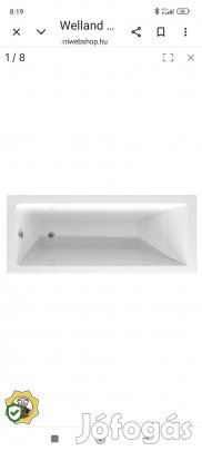 Akril fürdőkád 170*70