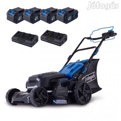 Aksis Önjáró Fűnyíró-Akkuval töltővel!47cm széllesség-Állitható sebes
