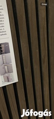 Akusztikus falipanel fekete dió