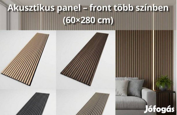Akusztikus falpanel front több színben - inspirabutor.hu
