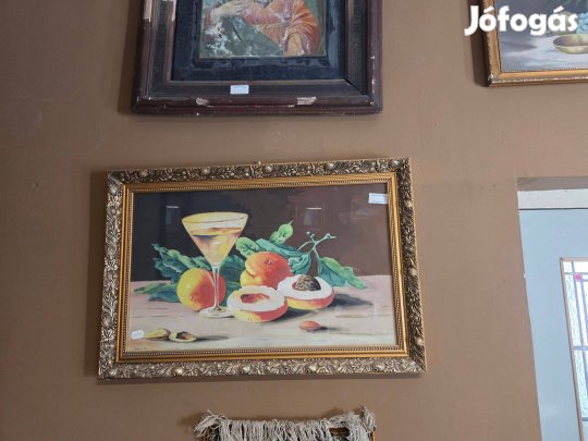 Akvarell / pohár, gyümölccsel. /