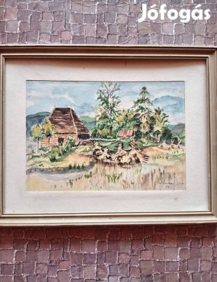 Akvarell tájkép 