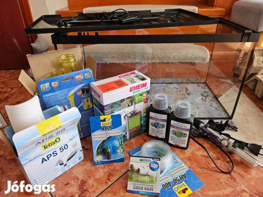 Akvárium teljes szett új