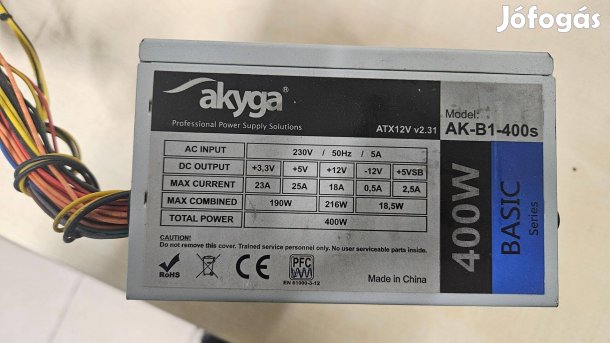 Akyga 400W tápegység