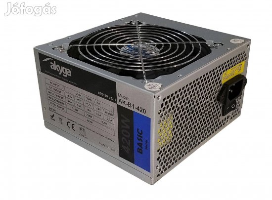 Akyga 420W tápegység SATA